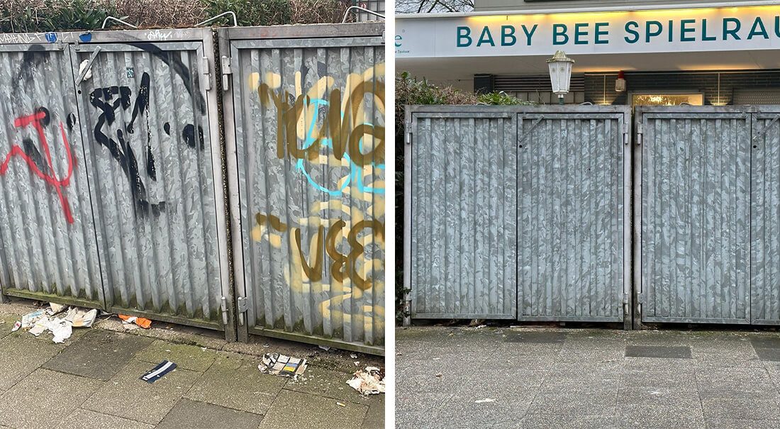 Graffiti-Entfernung in Duisburg